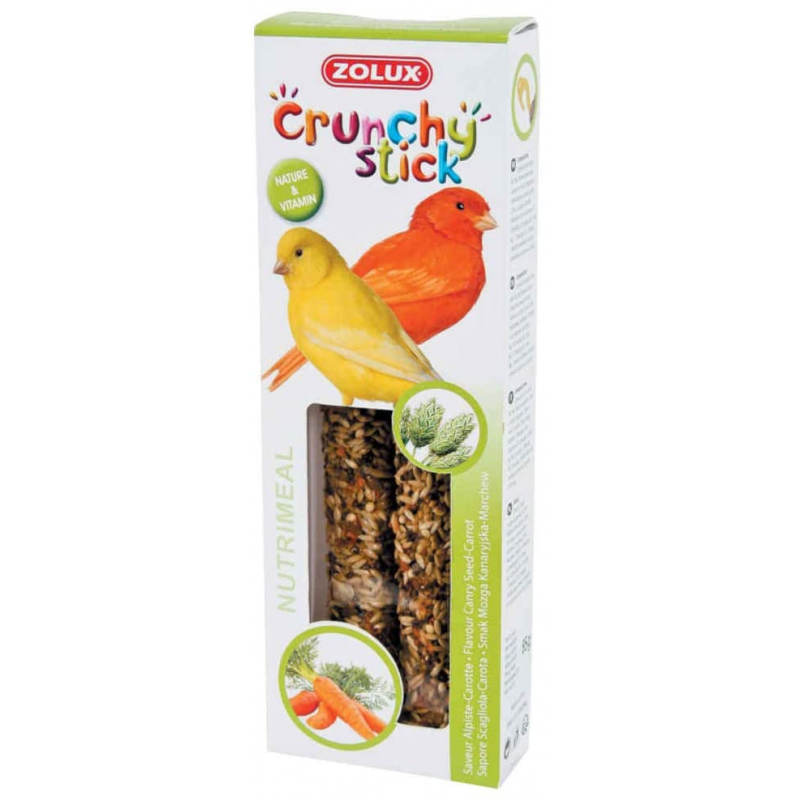 Crunchy Stick Canary Zrno/Mrkva 2ks Zolux
