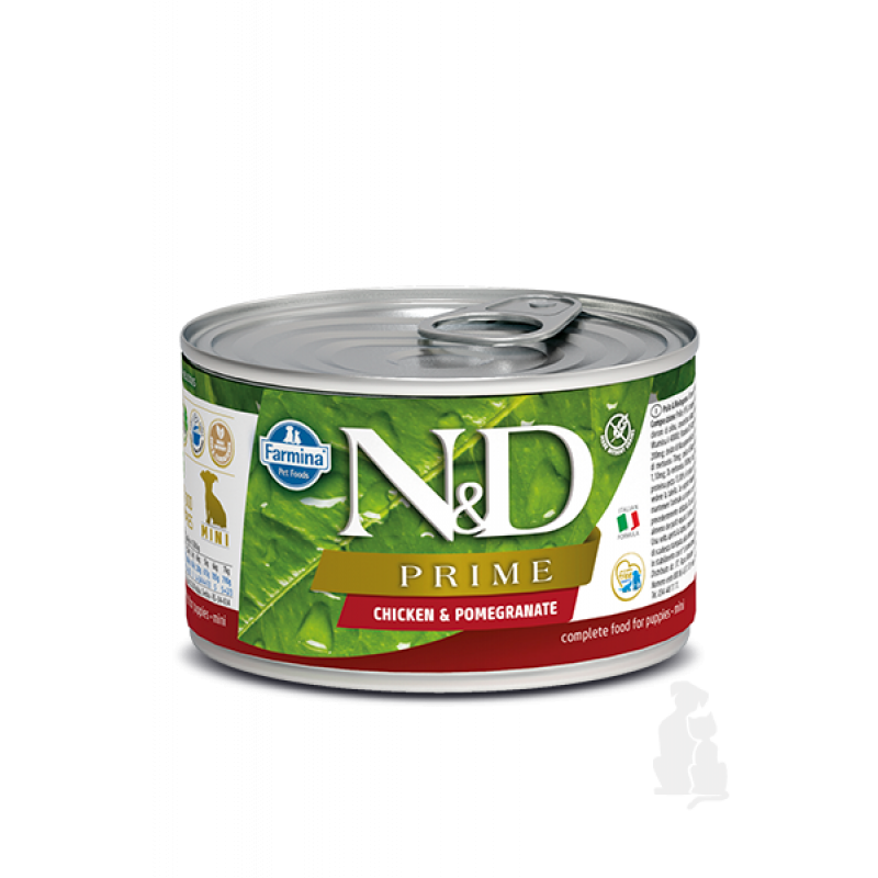N&D DOG PRIME Puppy Chicken & Pomegranate Mini 140g