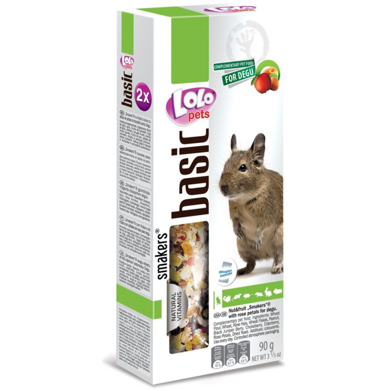 LOLO SMAKERS 2 klasy s ovocím a orechmi pre osmákov degu 90 g