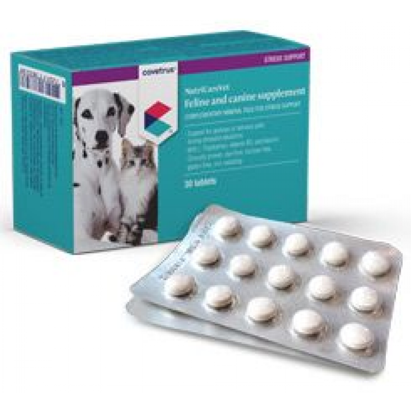 NutriCareVet Stress support Can.+Fel. 30tbl CVET
