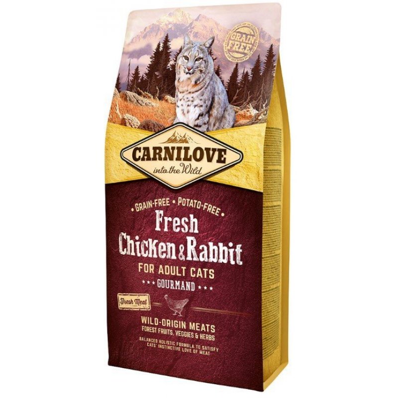 Carnilove Cat Fresh Chicken & Rabbit 6kg VÝPREDAJ