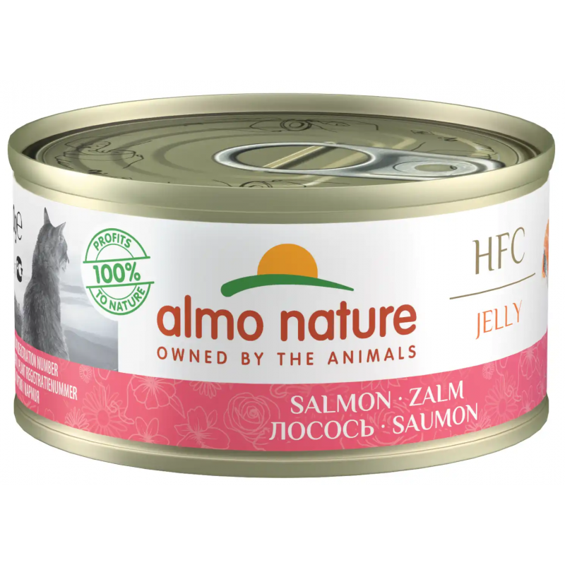 Almo Nature HFC Jelly - Losos 70g (odber 24 ks)