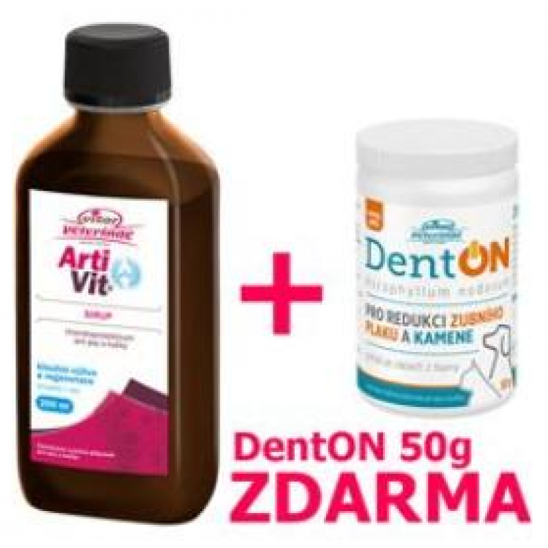 VITAR Veterinae ArtiVit Sirup 200ml+DentON 50g