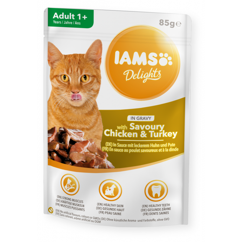 Iams Cat Kura a morka v omáčke kapsa 85g