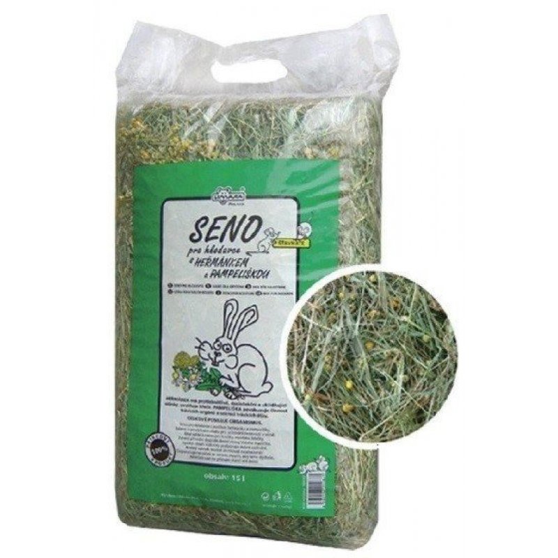Seno s harmančekom a púpavou LIMARA 15l/500g