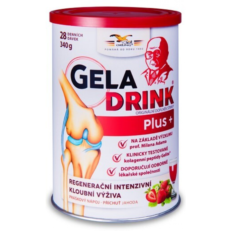 Geladrink Plus jahoda plv 340g