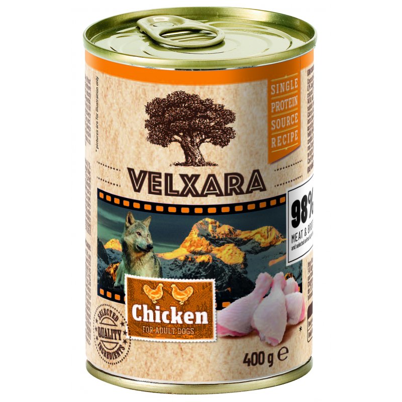 Velxara Pate Chicken 400g for adult dogs