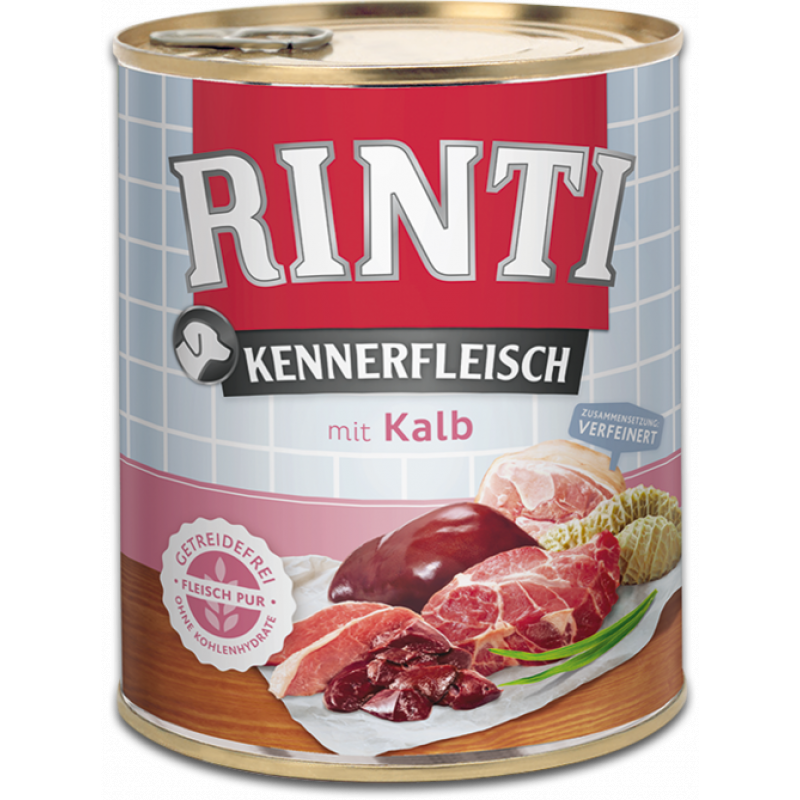 Rinti Dog konzerva teľacia 800g