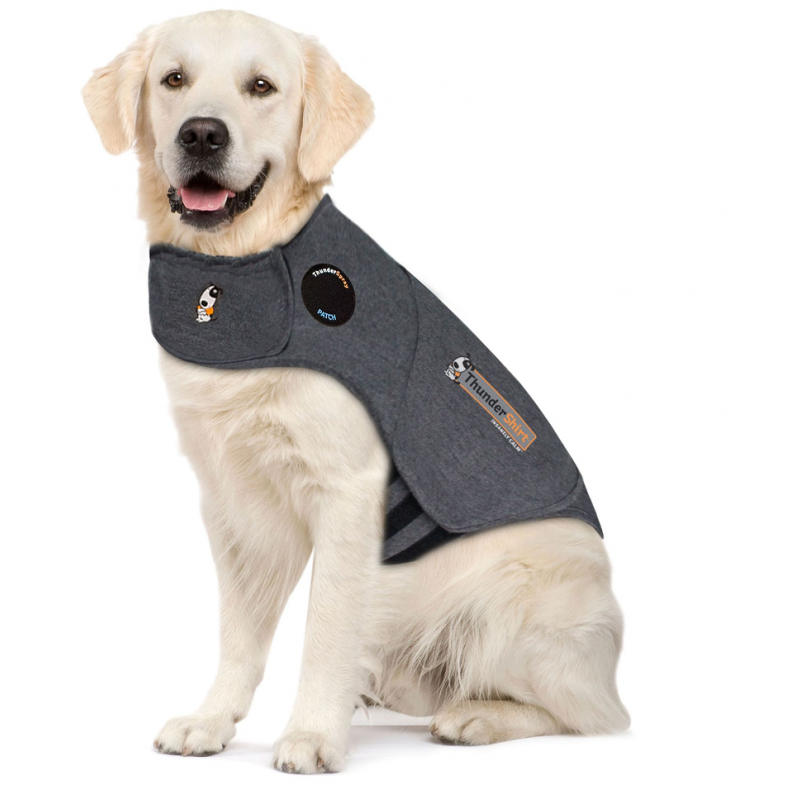 Vesta upokojujúca ThunderShirt pre psov šedá S