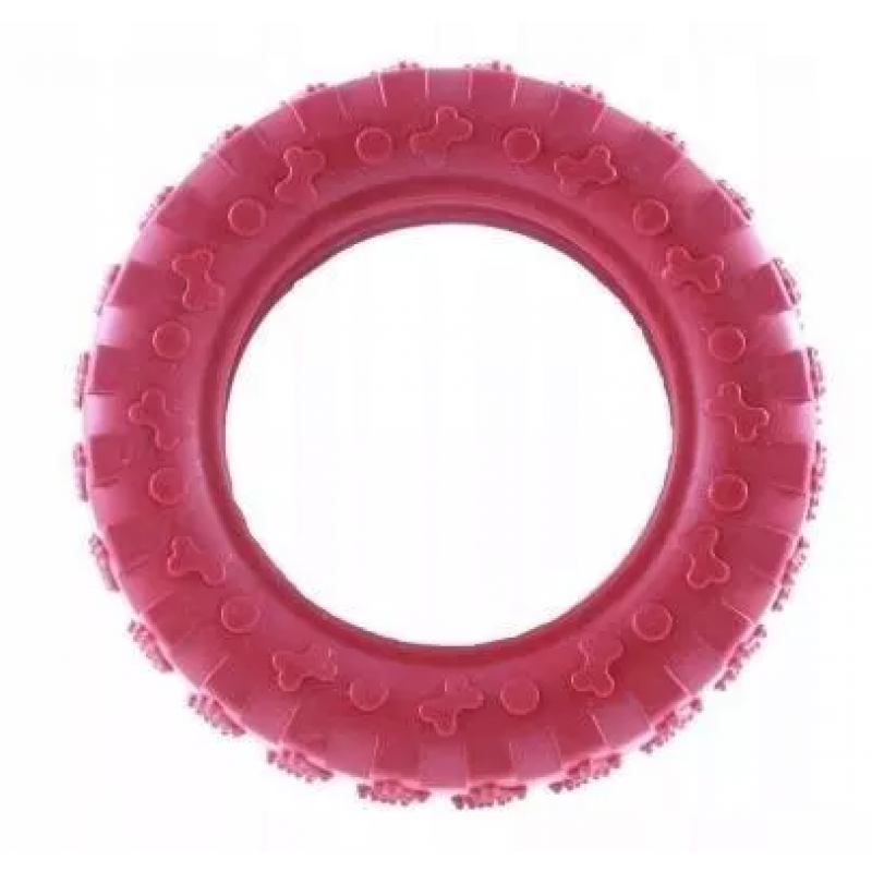 Hračka pes Pneumatika plávacia Vanilková veľká 15 cm SUM-PLAST