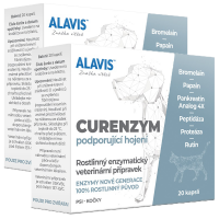 2x Alavis Enzymoterapie-Curenzym pre psy a mačky 20cps