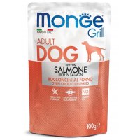MONGE GRILL kapsička s lososom pre psov 100 g