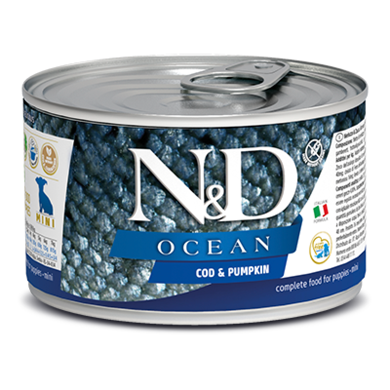N&D DOG OCEAN Puppy Codfish & Pumpkin Mini 140g