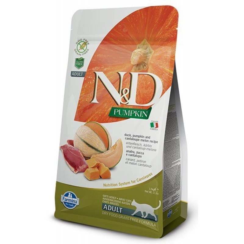 N&D GF Pumpkin CAT Duck & Cantaloupe melon 300g