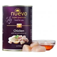 Nuevo mačiatko kurča konzervy 400g