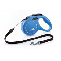 Vodítko FLEXI Classic modrá M lanko 5m/20kg