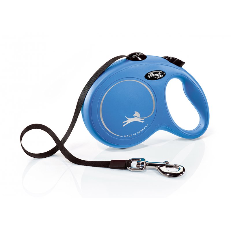 Vodítko FLEXI Classic modrá L pásik 5m/50kg