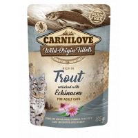 Carnilove Cat Pouch Rich in Trout Enriched with Echinacea 85g