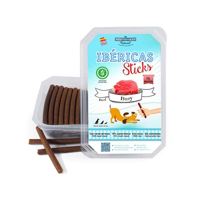 Pochúťka Ibéricas Sticks for Dog-Beef 800g 75ks