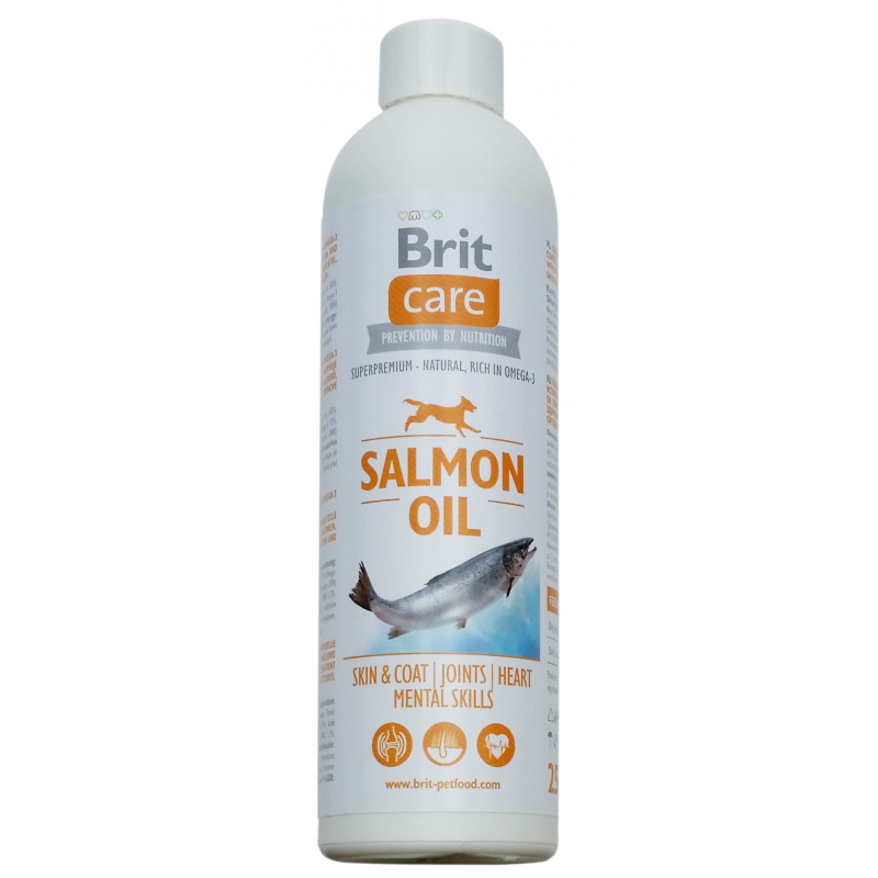 Brit Care lososový olej pre psov 250ml