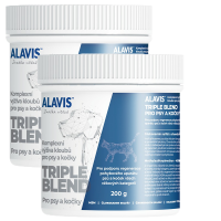 2x Alavis Triple Blend pre psy a mačky 200g