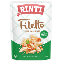 Rinti Dog Filetto kapsa kuře+zelenina v želé 100g (min. odběr 24 ks)