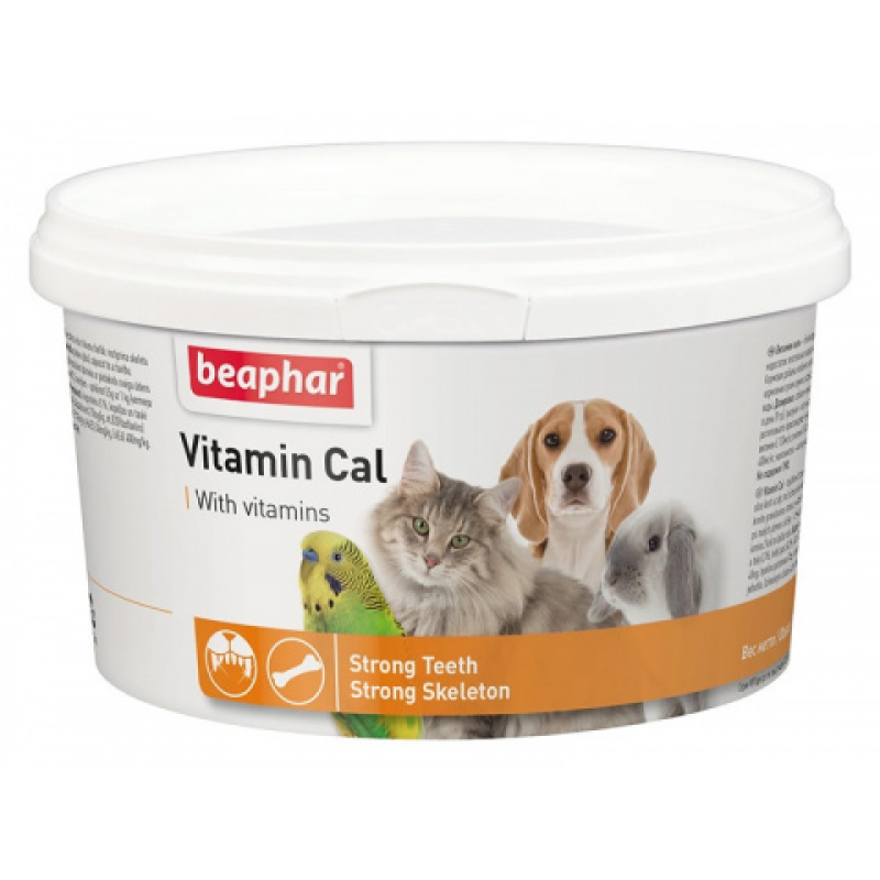 Beaphar vápník Vitamin Cal pes mačka plv 250g