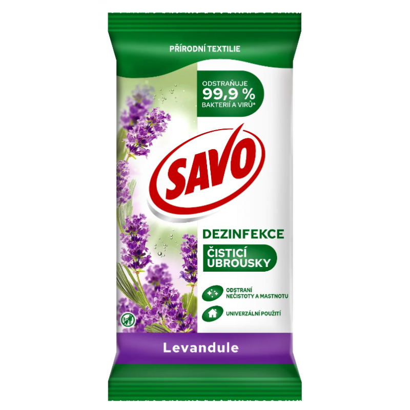 Savo Univerzálne obrúsky Levanduľa 30ks