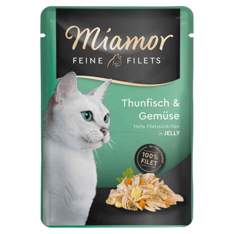 Miamor Cat Filet Jelly kapsička tuniak + zelenina 100g