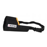 Fixačný čierny náhubok s oranžovým okrajom BUSTER Easy ID 3XL