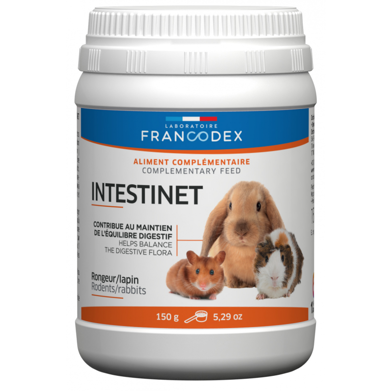 Francodex INTESTINET pre hlodavce a králiky 150g