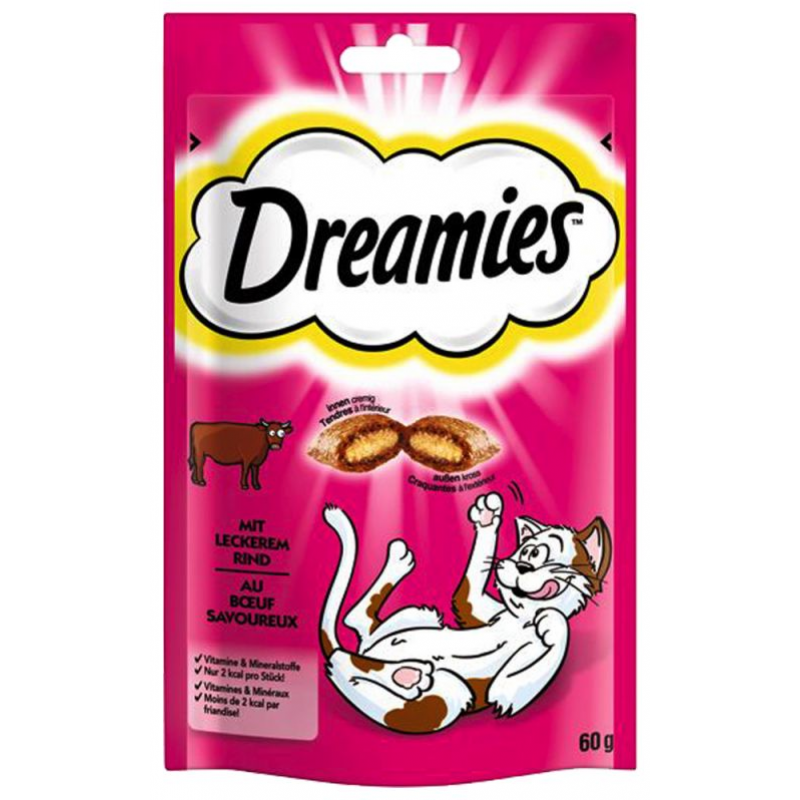 Dreamies mačka pochúťka s hovädzím 60g