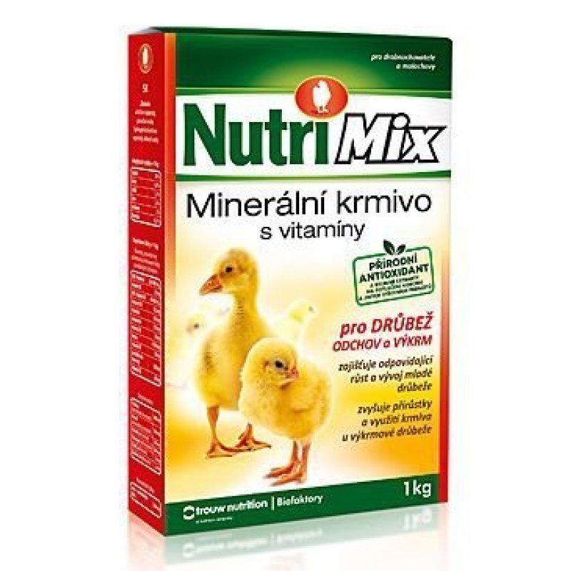 Nutrimix pre hydinu výkrm a odchov 1kg
