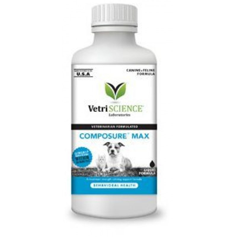 VetriScience Composure MAX LIQ na upokojenie psi+mačky