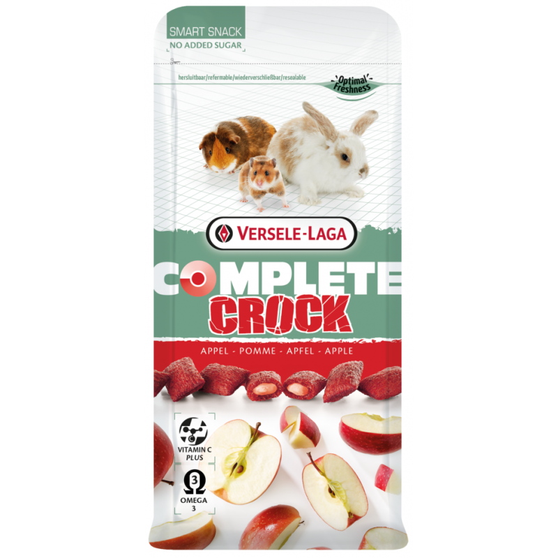 VL Complete Crock maškrta pre hlodavce Apple 50g