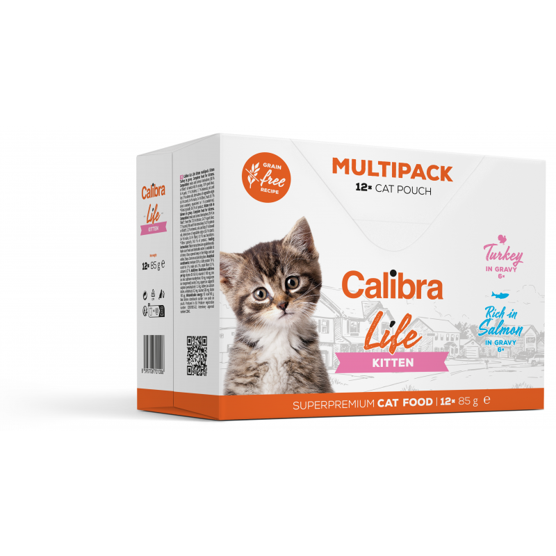 Calibra Life Cat  kapsa multipack Kitten 12 x 85 g