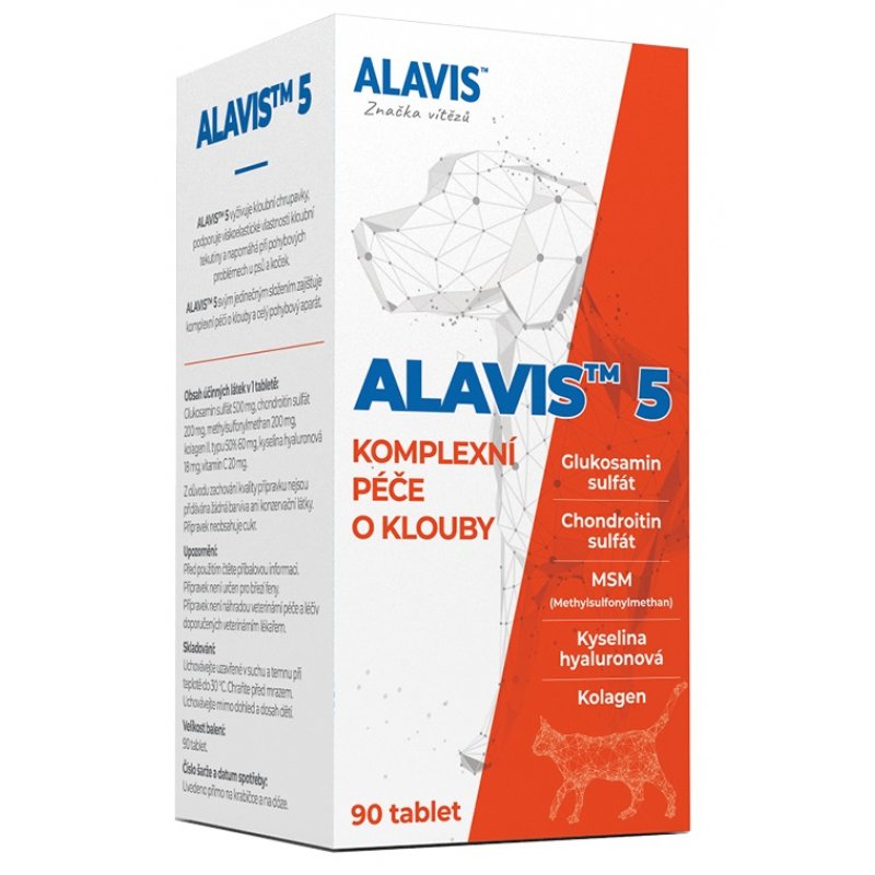 Alavis 5 pre psy a mačky 90 tbl