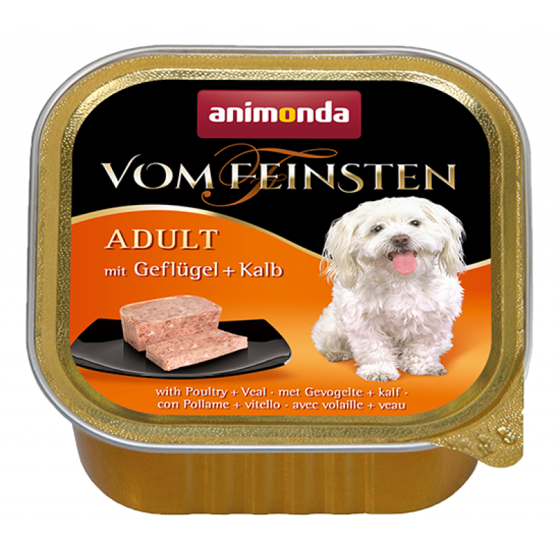 Animonda paštéta Classic hydinové & teľacie 150g