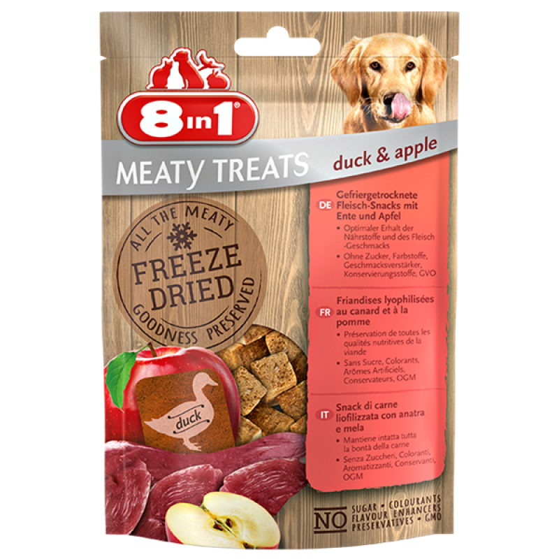 Pochúťka 8in1 FD Duck/Apple 50g