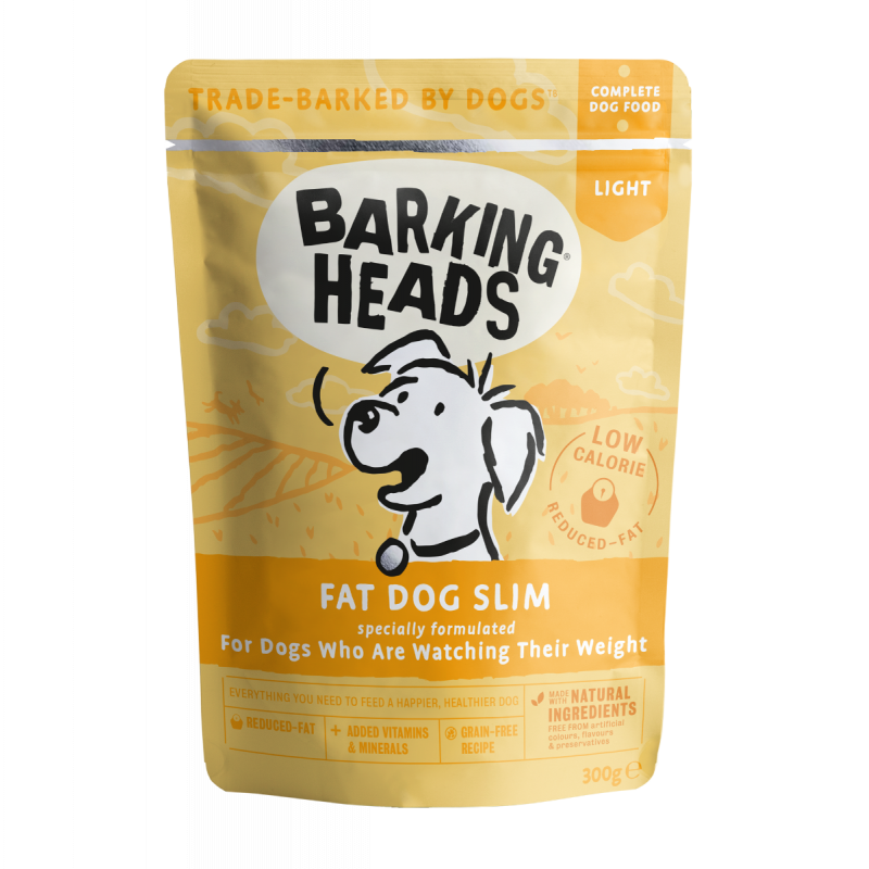 BARKING HEADS Fat Dog Slim kapsička 300g (min. odběr 10 ks)
