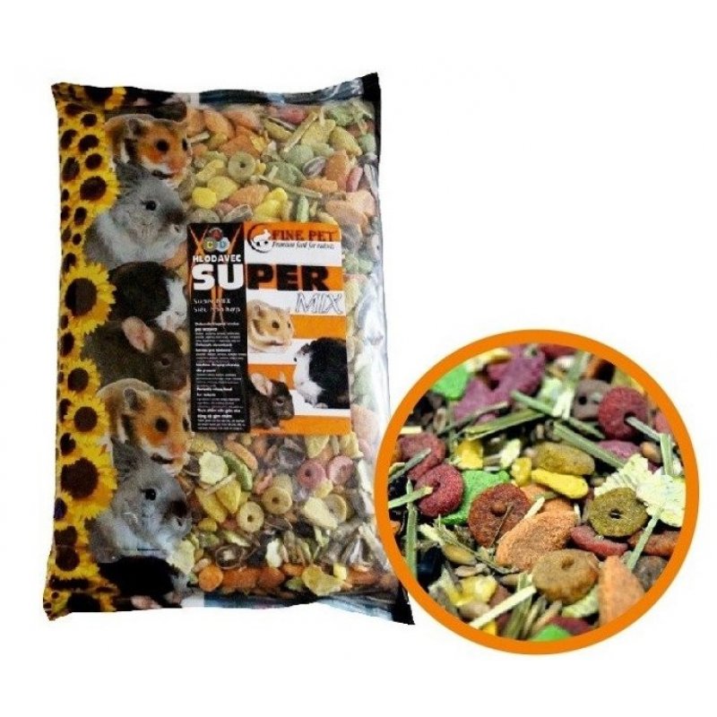 FINE PET Super Mix Hlodavec 600g