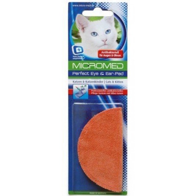 MICROMED Očné/ušný utierka s iónmi striebra mačka