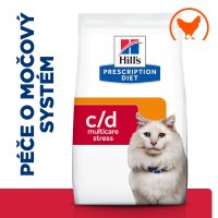 Hill's Fel.PD C/D Dry c/d Multicare Stress 3 kg