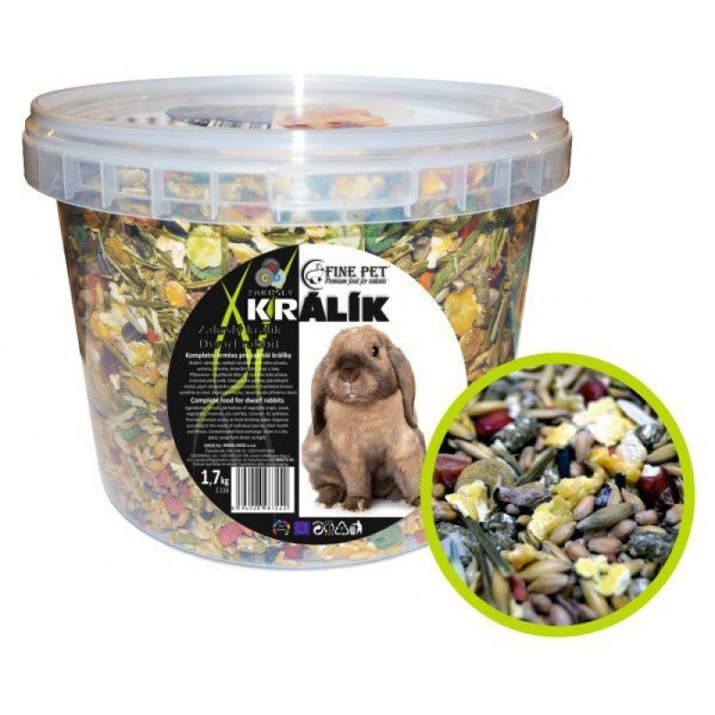 LoloPets Fine Pet Zakrpatený králik premium 1,7 kg