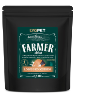 LYOPET Farmer Castrate Cat Losos, sardinka a kolostrum 1,5 kg