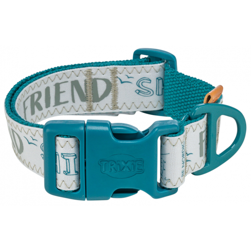BE NORDIC obojok extra široký, XS-S: 25-36 cm/25 mm, petrolejová