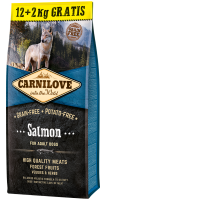 Carnilove Dog Salmon for Adult 12kg + 2 kg ZADARMO