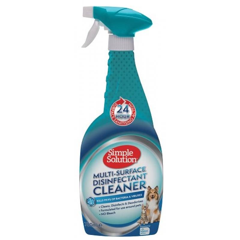 SIMPLE SOLUTION Multi-Surface Disinfectant Cleaner 750ml (proti koronaviru)