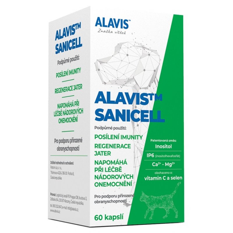 Alavis Sanicell pre psy a mačky 60cps