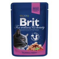 Brit Premium Cat kapsička with Salmon & Trout 100g